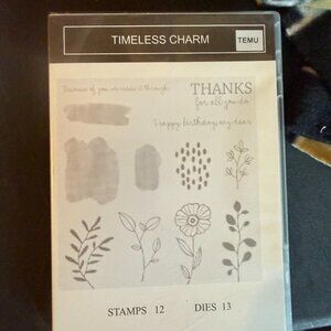 Temu Stamps and Dies Timeless Charm
